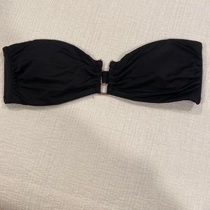 Target black bikini top. Slightly worn. Size large